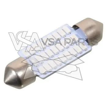 Žárovka 12V 27LED SMD suf. SV8.5, modrá Zlevněný