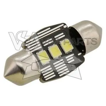 Víkendová Akce Žárovka 12V 3LED SMD suf. SV8.5 (2ks), bílá, 32 mm, 3W
