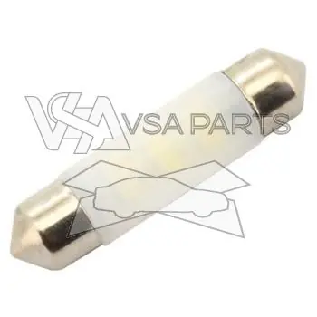 Žárovka 12V 6LED SMD suf. SV8.5 (2ks), modrá, 38 mm, 3W Expresní Doručení