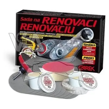 Vysoce Kvalitní CAREX sada na renovaci světlometů