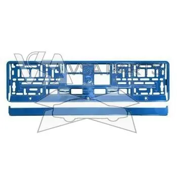 Akce Podložka pod SPZ, blue metallic