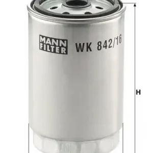 Omezená Nabídka Palivový filtr MANN WK842/16 (MF WK842/16) - DAF