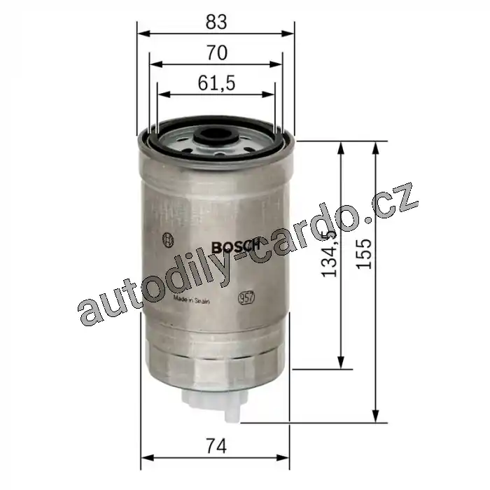 Palivový filtr BOSCH (BO 1457434105) Must-Have