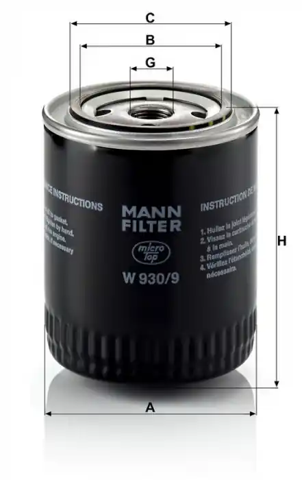 Hit Sezóny Olejový filtr MANN W930/9 (MF W930/9)