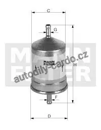 Top Prodej Palivový filtr MANN WK79/80 (MF WK79/80) - NISSAN