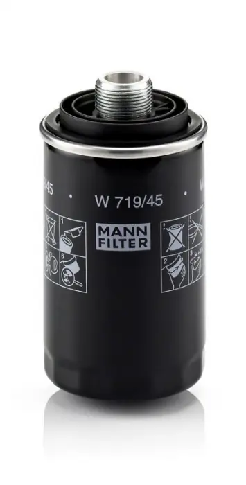 Vrácení Zdarma Olejový filtr MANN W719/45 (MF W719/45) - AUDI, ŠKODA, SEAT, VW