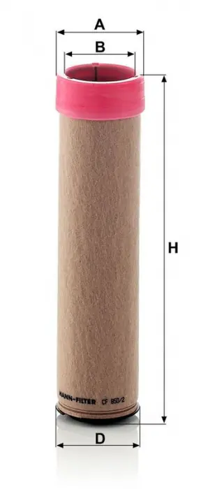 Akce Vzduchový filtr MANN MF CF850/2