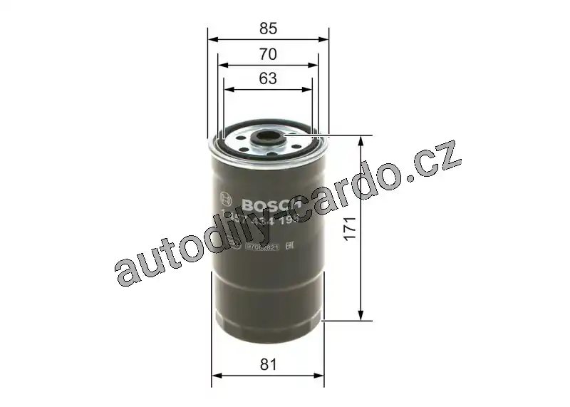 Palivový filtr BOSCH (BO 1457434198) Rychlé Dodání