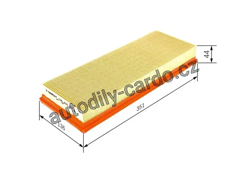 Vzduchový filtr BOSCH (BO F026400517) Zlevněný