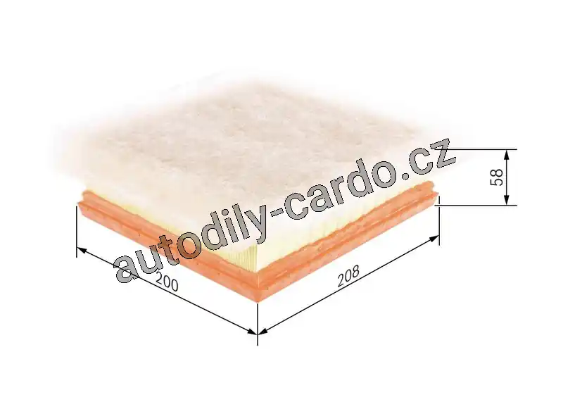 Vzduchový filtr BOSCH (BO F026400235) Vysoce Kvalitní