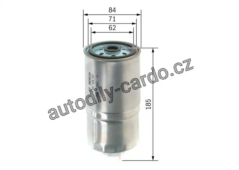 Palivový filtr BOSCH 1457434187 Ihned K Objednání
