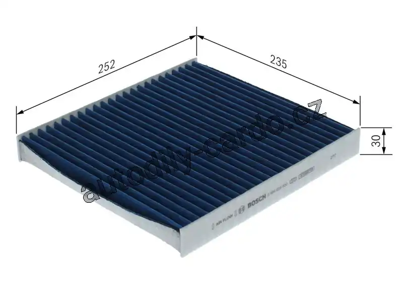 Kabinový filtr BOSCH (BO 0986628630) Pouze Dnes