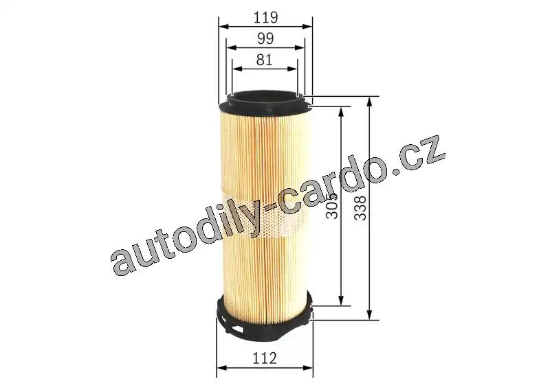 Vzduchový filtr BOSCH (BO F026400214) Originální
