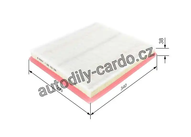 Vzduchový filtr BOSCH (BO F026400596) Akční Cena