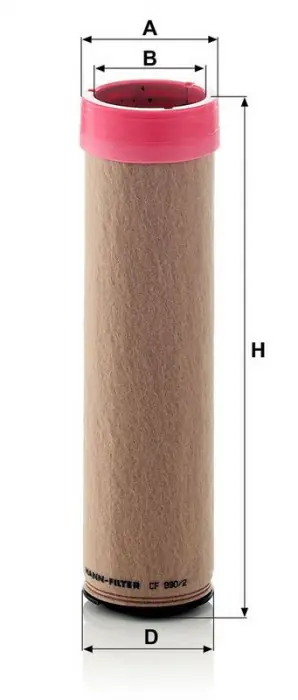Levný Vzduchový filtr MANN MF CF990/2