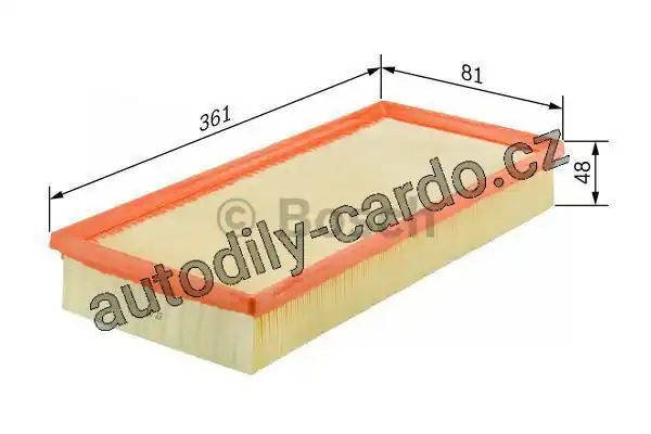 Vzduchový filtr BOSCH (BO 1457433660) Super Cena