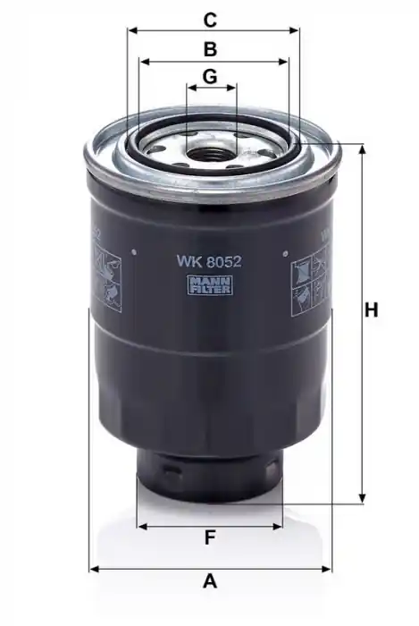 Výhodná Nabídka Palivový filtr MANN WK8052z (MF WK8052z)