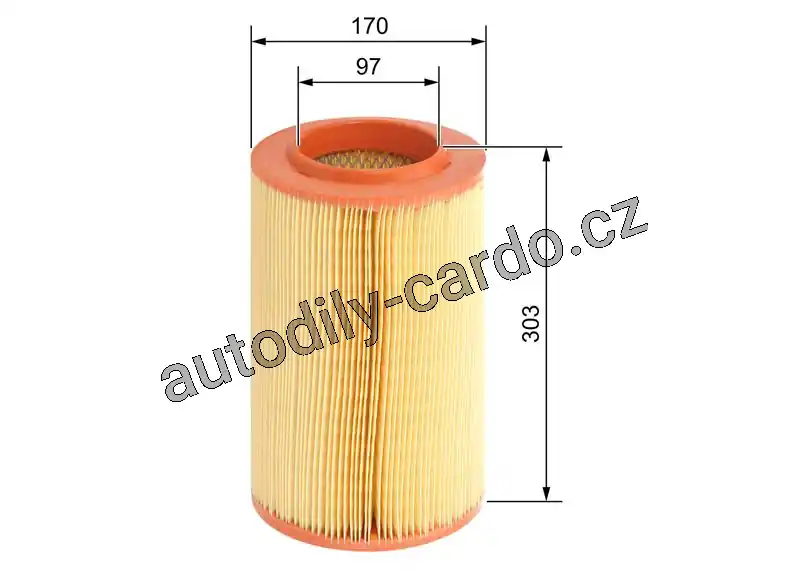 Vzduchový filtr BOSCH (BO F026400059) Tovární Cena