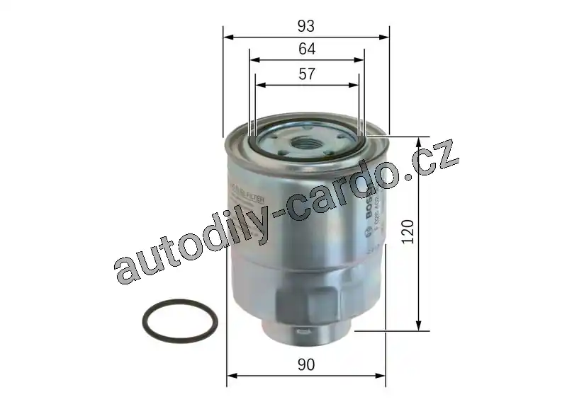 Sezónní Sleva Palivový filtr BOSCH (F026402063)