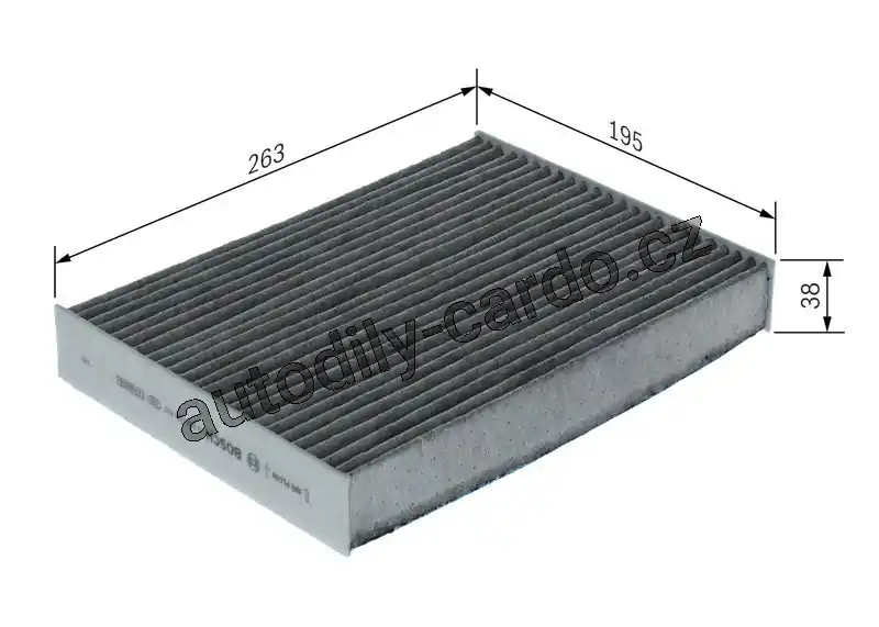 Kabinový filtr BOSCH (BO 0986628637) Nakupujte Hned