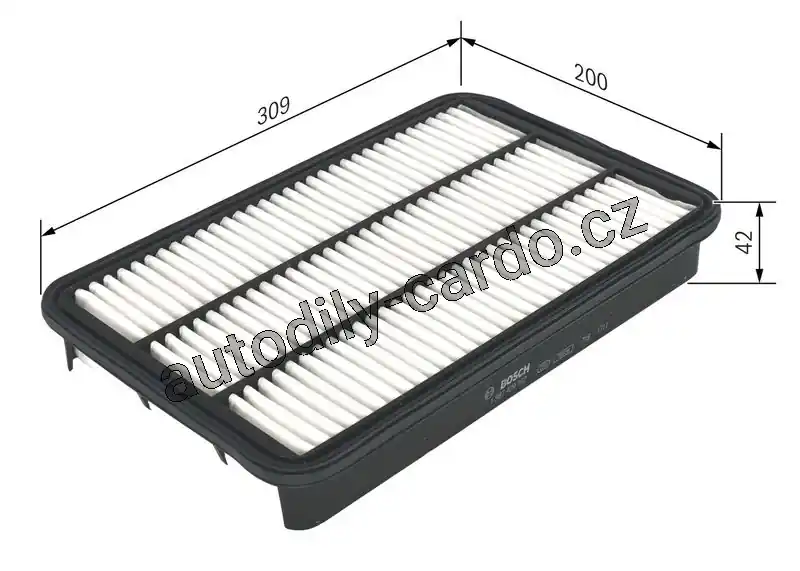 Vzduchový filtr BOSCH (BO 1987429162) Tovární Cena