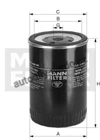 Palivový filtr MANN WK980 (MF WK980) Bezpečná Platba