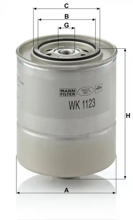 Palivový filtr MANN WK1123 (MF WK1123) - BMW Ověřený