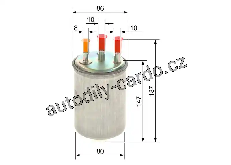 Palivový filtr BOSCH (BO 0450906508) Expresní Doručení