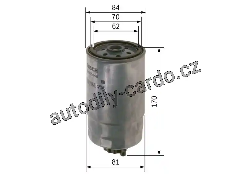 Palivový filtr BOSCH (F026402048) Nejlepší Cena