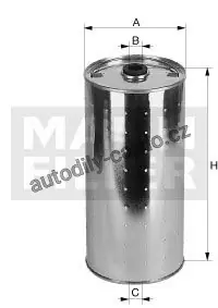Olejový filtr MANN PF1552 (MF PF1552) Cenový Hit