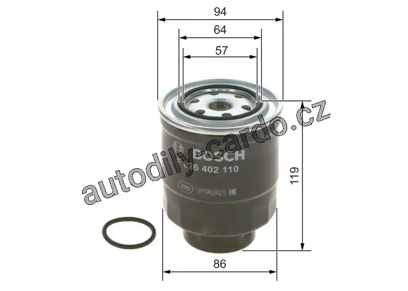 Nejlepší Cena Palivový filtr BOSCH F026402110