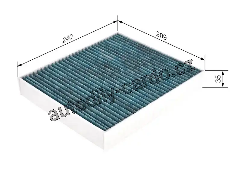 Kabinový filtr BOSCH (BO 0986628506) Akční Nabídka