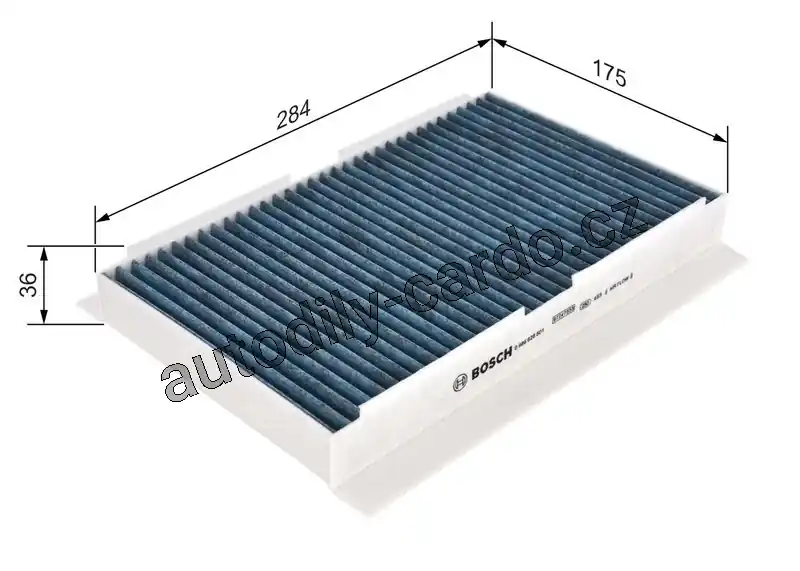 Kabinový filtr BOSCH (BO 0986628501) Zlevněný