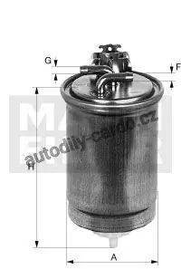 Omezená Nabídka Palivový filtr MANN WK842/12 (MF WK842/12)