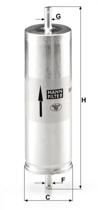 Palivový filtr MANN WK516 (MF WK516) - BMW Speciální Cena