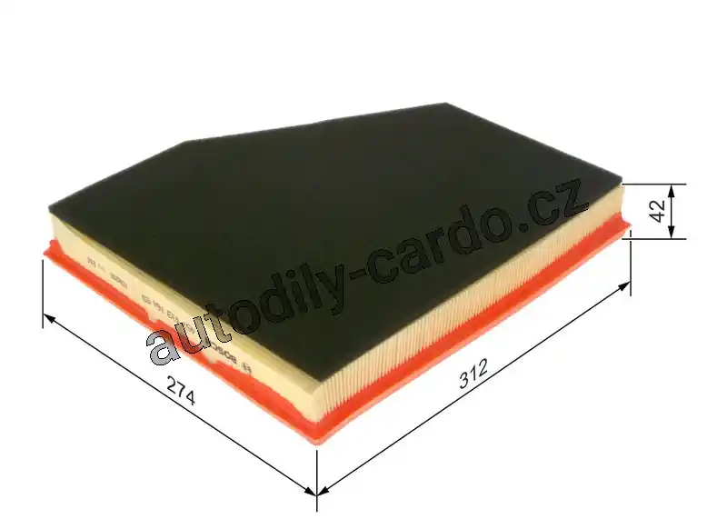 Originální Vzduchový filtr BOSCH (BO 1457433164)