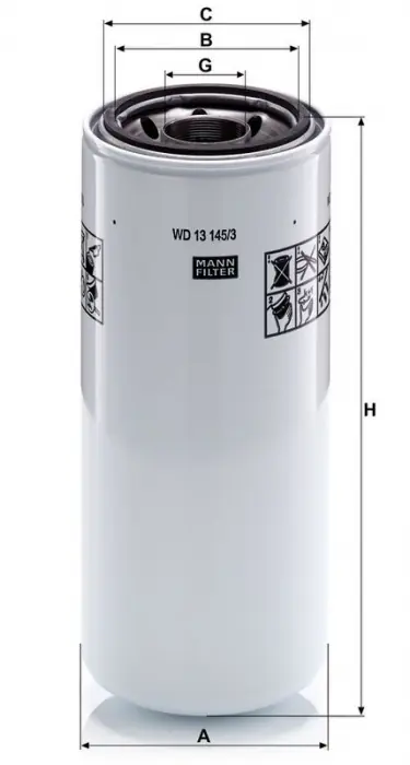 Nejlepší Cena Olejový filtr MANN MF WD13145/3