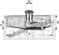 Hydraulický filtr MANN H2538 (MF H2538) - MERCEDES-BENZ Sleva