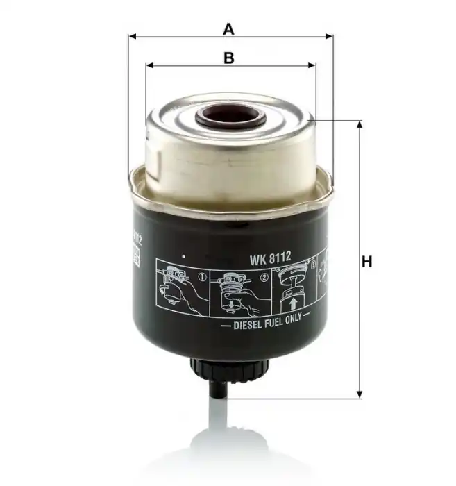 Poslední Šance Palivový filtr MANN WK8112 (MF WK8112)