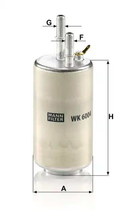 Palivový filtr MANN MF WK6004 Finální Výprodej