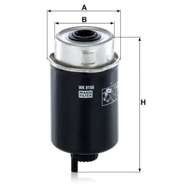 Dokud Zásoby Vydrží Palivový filtr MANN WK8156 (MF WK8156)