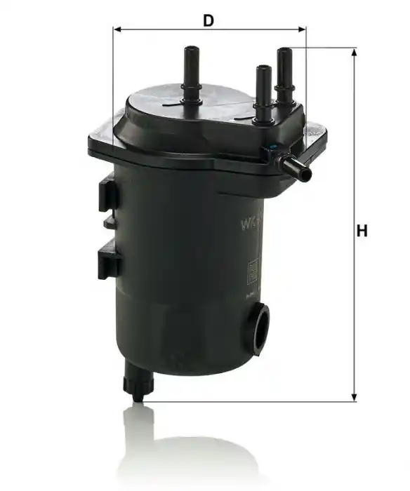 Palivový filtr MANN WK939/10X (MF WK939/10X) - RENAULT Vysoce Kvalitní