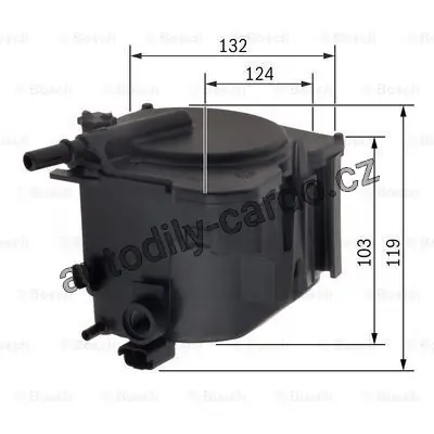 Palivový filtr BOSCH (BO 0450906471) Víkendová Akce