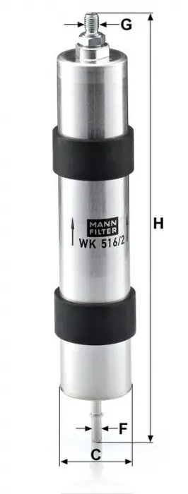 Top Prodej Palivový filtr MANN WK516/2 (MF WK516/2) - BMW