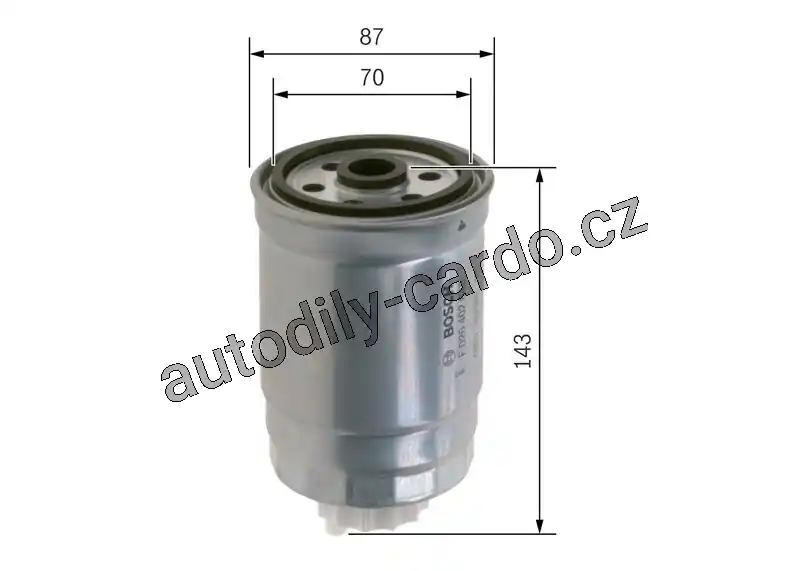 Odeslání Ihned Palivový filtr BOSCH (F026402848)