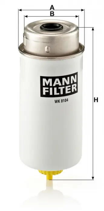Akční Cena Palivový filtr MANN WK8104 (MF WK8104) - FORD