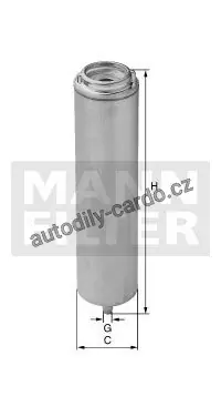 Palivový filtr MANN WK519 (MF WK519) Kup Teď