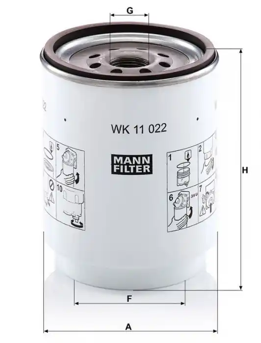 Sleva Palivový filtr MANN WK11022Z