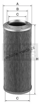 Hydraulický filtr MANN MF HD1022 Nová Kolekce