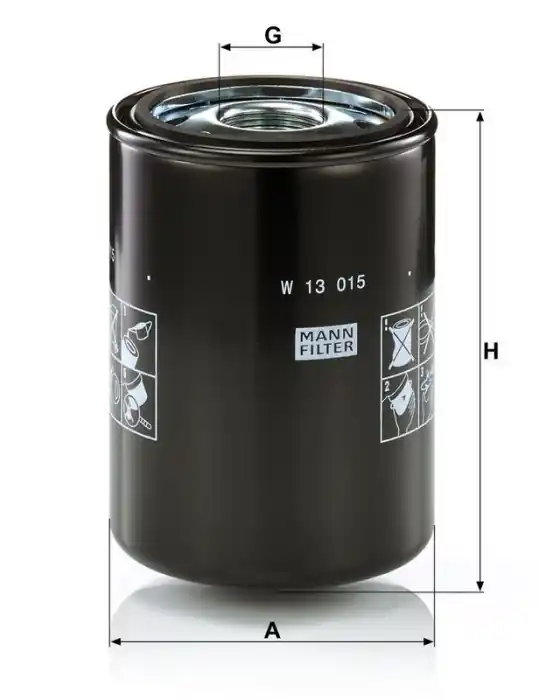 Objednat Nyní Hydraulický filtr MANN MF W13015